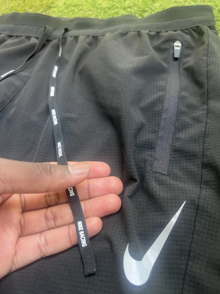 Nike pantalon jogger aeroswift homme S noir, poches zippées, cordon, fuselé. - Photo 3/4