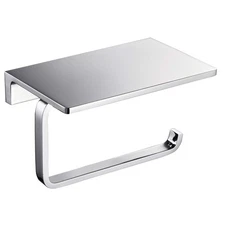 Toilet Roll Paper Holder for Bathroom Solid Brass and Superior Hotel Style Ti...