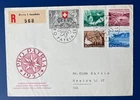 Neat  SWITZERLAND 1953  Pro Patria First Day Cover  FDC Sc# B222-226