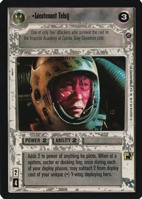 Lieutenant Telsij - Death Star II - Star Wars CCG