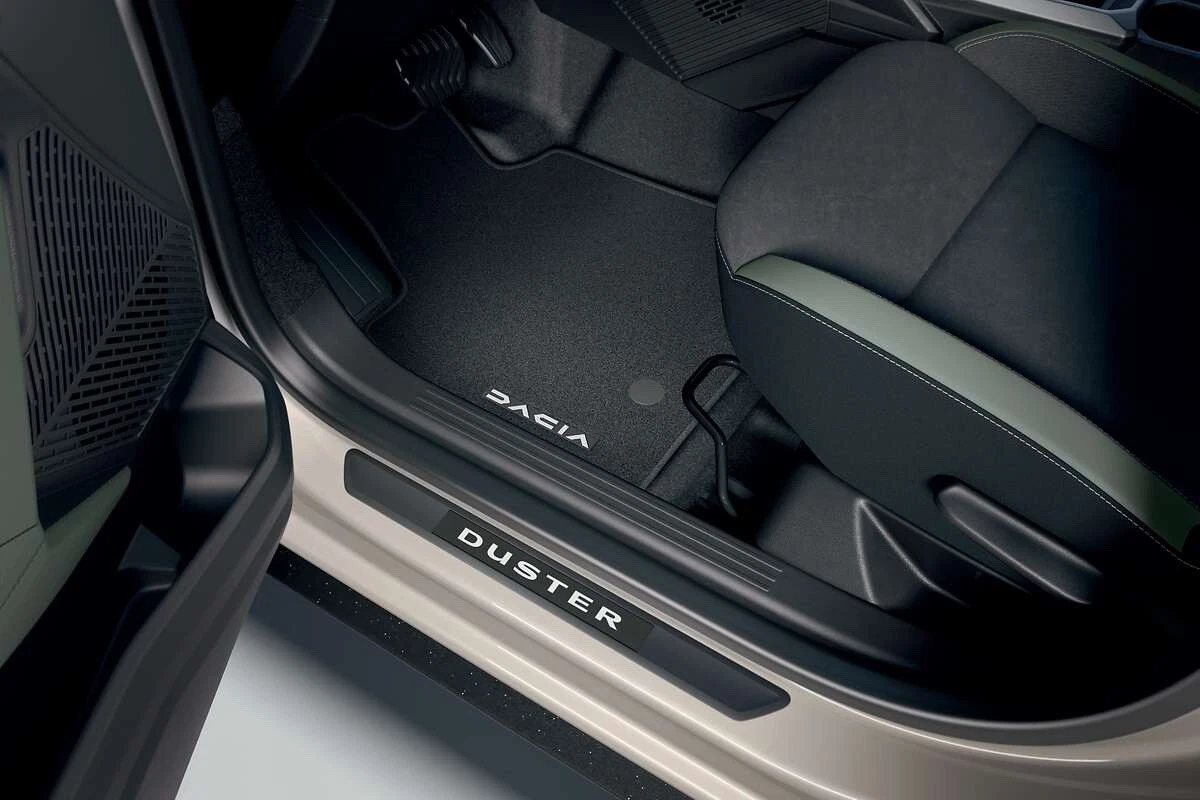 J&J AUTOMOTIVE | NORM 3D Tappeti Tappetini Auto In TPE Gomma Su Misura Per Duster 2 2017-2024 (con scatola), Kit di 4 pezzi, Inodore, Nero