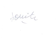 Said Aouita OS 1984 autograph signed 10x15 cm index card