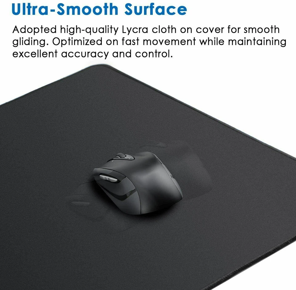 Large Extended Gaming Mouse Pad Mat Stitched Edges Non-Slip Waterproof Mousepad - Image 4 of 4