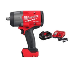 Milwaukee Impact Wrench 1/2" 18v Li-ion Cordless W/friction Ring+battery+charger