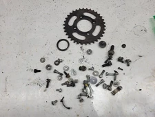 1991 Suzuki DS80 Misc parts lot and bolt set