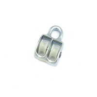 2 Blockseilrolle 15Mm F. Seil 5Mm Seilrolle Umlenkrolle Rolle