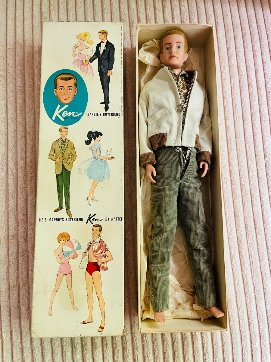 Old Vtg 1960's Mattel Barbie's Boyfriend Ken Doll Original Old Vtg 1960's Mattel Barbie's Boyfriend Ken Doll Original