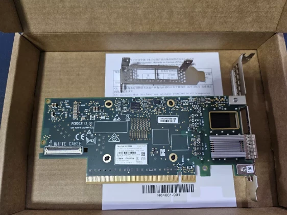Lenovo 01PG722 CX653105A MELLANOX ConnectX-6 VPI Adapter Card HDR/200GbE - Image 3 of 4