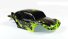 Custom Bug Body Muddy Green Shell for HPI Savage Flux HP 1/8 VW Baja Beetle