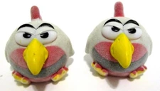 Two KooKoo Birds Series 1 Collectible Needle-Nosed, Red-Headed Woodpecker 101