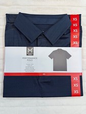 Member's Mark Polo Men's XSmall Dark Blue Wicking Classic Fit UPF 50 Performance