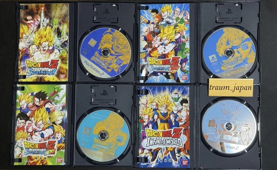 Lot 8 PS2 Dragon Ball Z 1 2 3 Infinite Sparking Neo Meteor PlayStation Set Game - Image 4 of 4