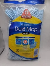 O-Cedar Dual-Action Dust Mop Refill Microfiber Ultra Dense Chenille Washable