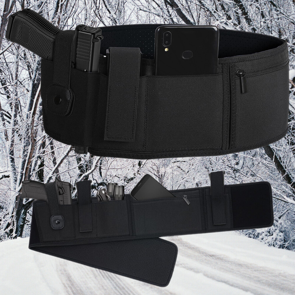 Belly Band Holster for Concealed Carry Pistol Belly Gun Holsters for Men Women
