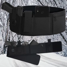 Belly Band Holster for Concealed Carry Pistol Belly Gun Holsters for Men Women