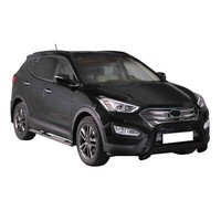 FrontbüGel FrontschutzbüGel FüR Hyundai Santa Fe 2012-2015 ø63Mm Stahl Schwarz