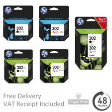 Original HP 302 / 302XL Black & Colour Ink Cartridges for HP Envy 4523
