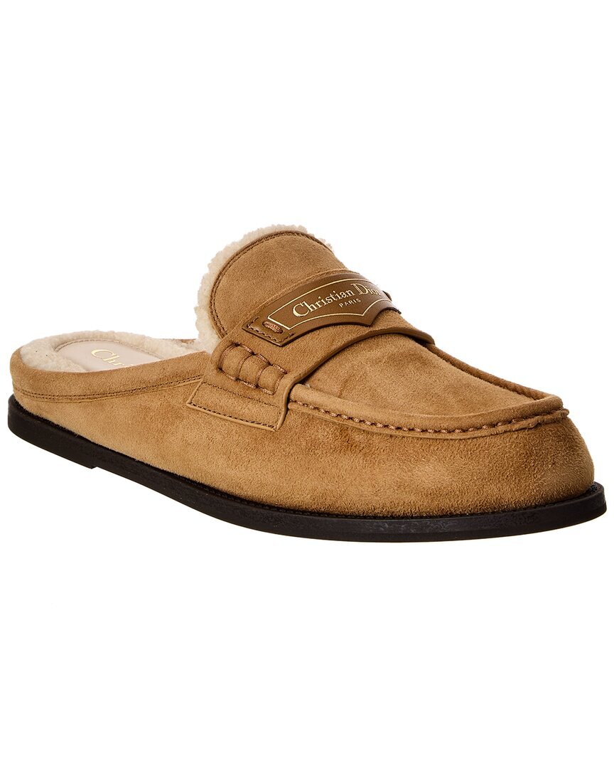 Женская обувь Dior Boy из замши и овечьей шерсти Mule Womens 185890₽