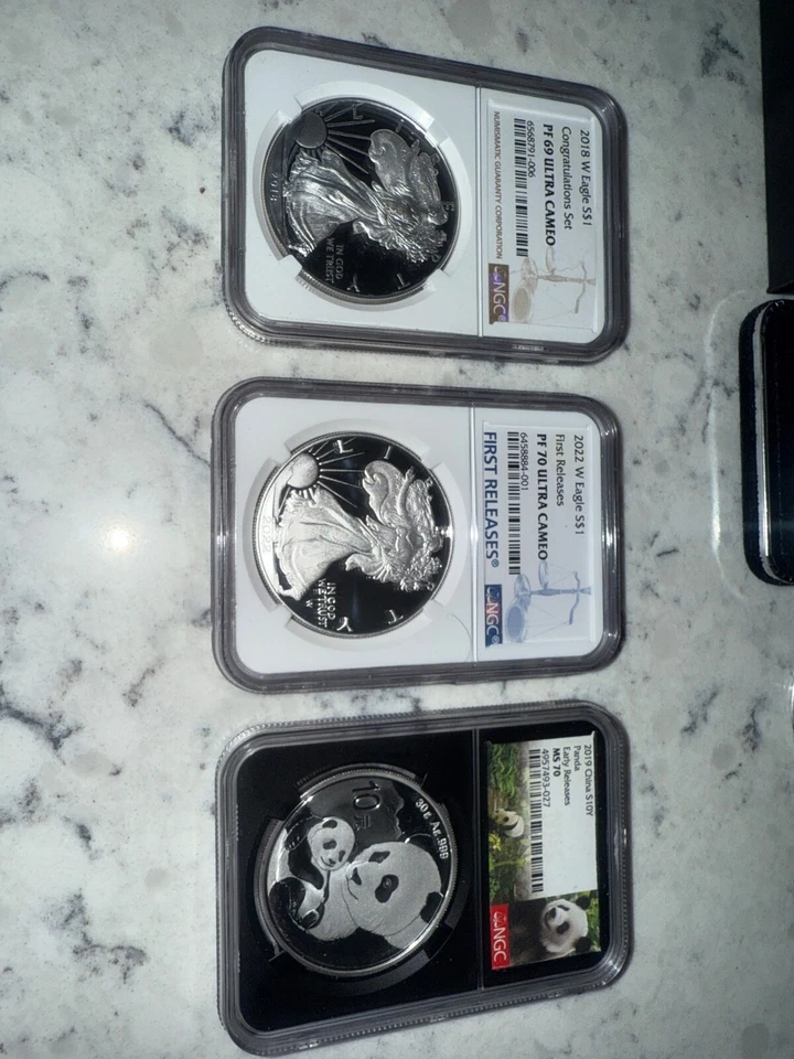 1899 $1 US Silver Certificate, Black Eagle, and silver lot!!!! LOOK!!!!!!!!!!!!! - Image 3 of 4