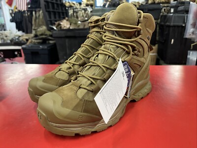 Salomon Quest 4D GTX Forces Tactical Boots Men’s Size Coyote Brown 