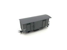 Liliput 912, gedeckter Güterwagen H0e, Zillertalbahn grau mit Bremserbühne, OVP