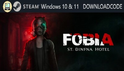 NEU PC Computer Spiel Fobia St Dinfna Hotel für Windows 10 11 STEAM Downloadcode