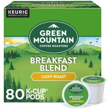 Green Mountain Coffee Keurig Single Serve K-Cup Pods, 80 Count, Breakfast Blend