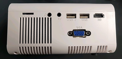 LED Source White Portable LED Projector With Higher Resolution +