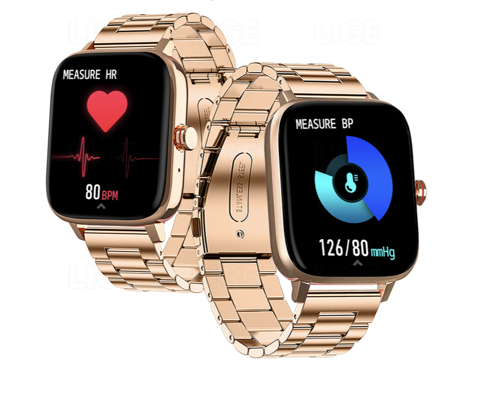 Reloj Dorado con Pulsera en Oro Acero Inoxidable Relojes