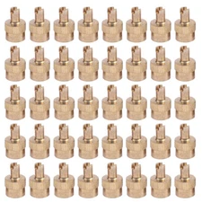 For Most Vehicles Schrader Valve Core Remover Tool Stem Caps with O-Rings 40Pcs