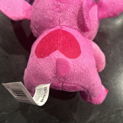 Disney Lilo and Stitch Angel with Strawberry Stuffed Animal Plush 7" Pink - Picture 6 of 7