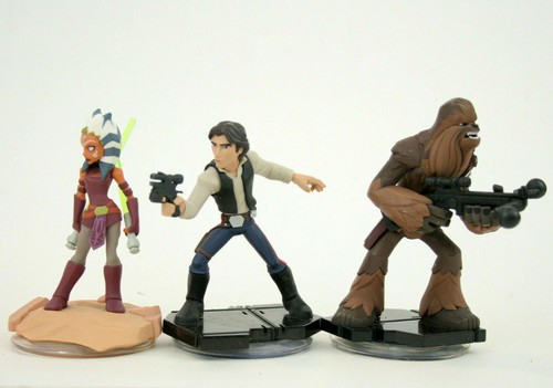 Disney Infinity 3 0 Starwars Ahsoka Han Solo Chewbacca Figure There Is A Defect Ebay