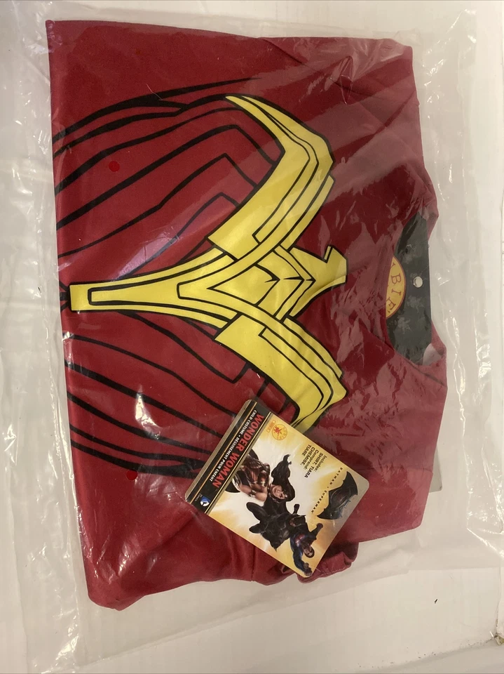 Wonder Woman Girls Halloween Costume. Sz M.  Shirt & Tiara  DC Comics. By Rubie - Image 2 of 4