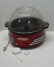 Nostalgia Retro Series Red 4 Quart Popcorn Maker Popper SP300 Tested Works