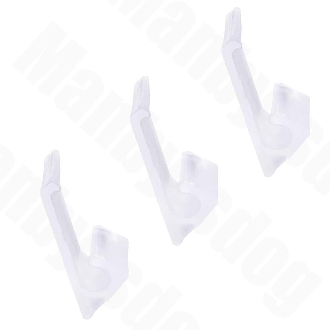 30 Pcs Horizontal Vinyl Siding Cable RG6 & RG59 Clear Snap Clips US