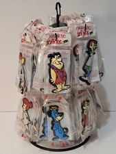 Vintage Store Display Hanna Barbera Puffy Magnetic Softees Jetsons Flintstones