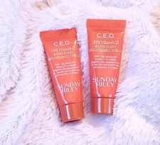 2x Sunday Riley C.E.O. 15% Vitamin C Rapid Flash Brightening Serum 5ml Each