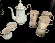 Royal Albert COFFEE POT w/lid, 6 coffee cups,...