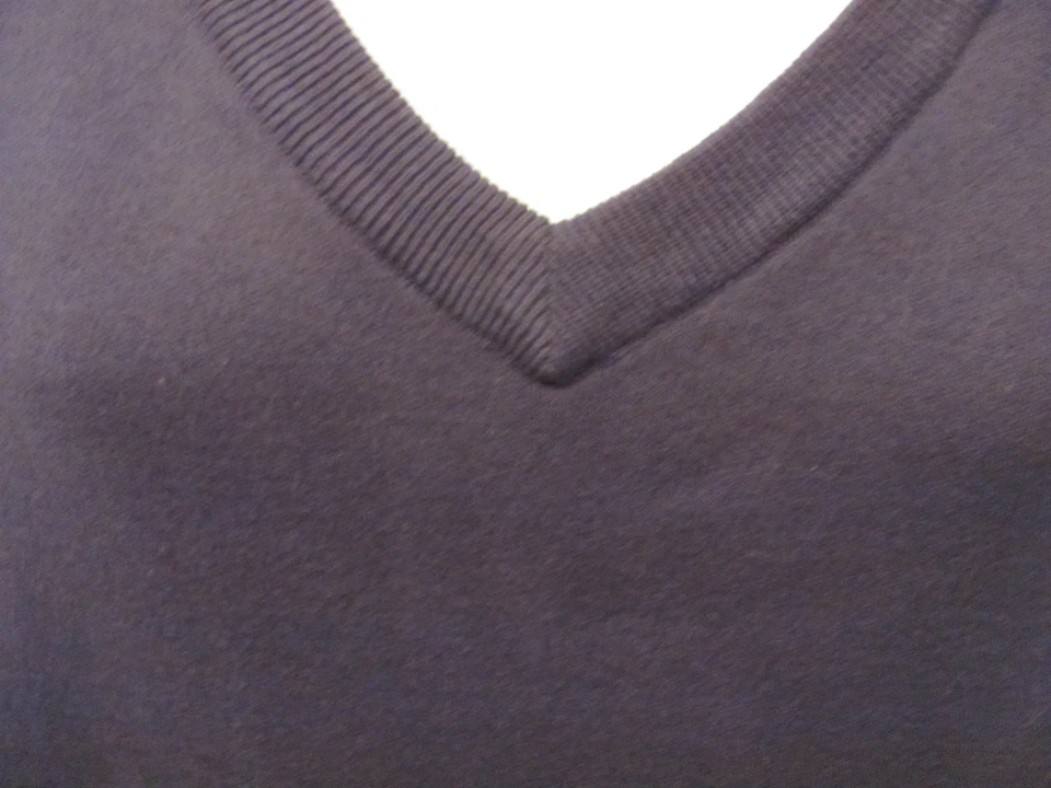 NEW XLT XL TALL XT V-NECK Cypress Links Tall Man Sweater VEST Solid BLACK $60 - Image 4 of 4