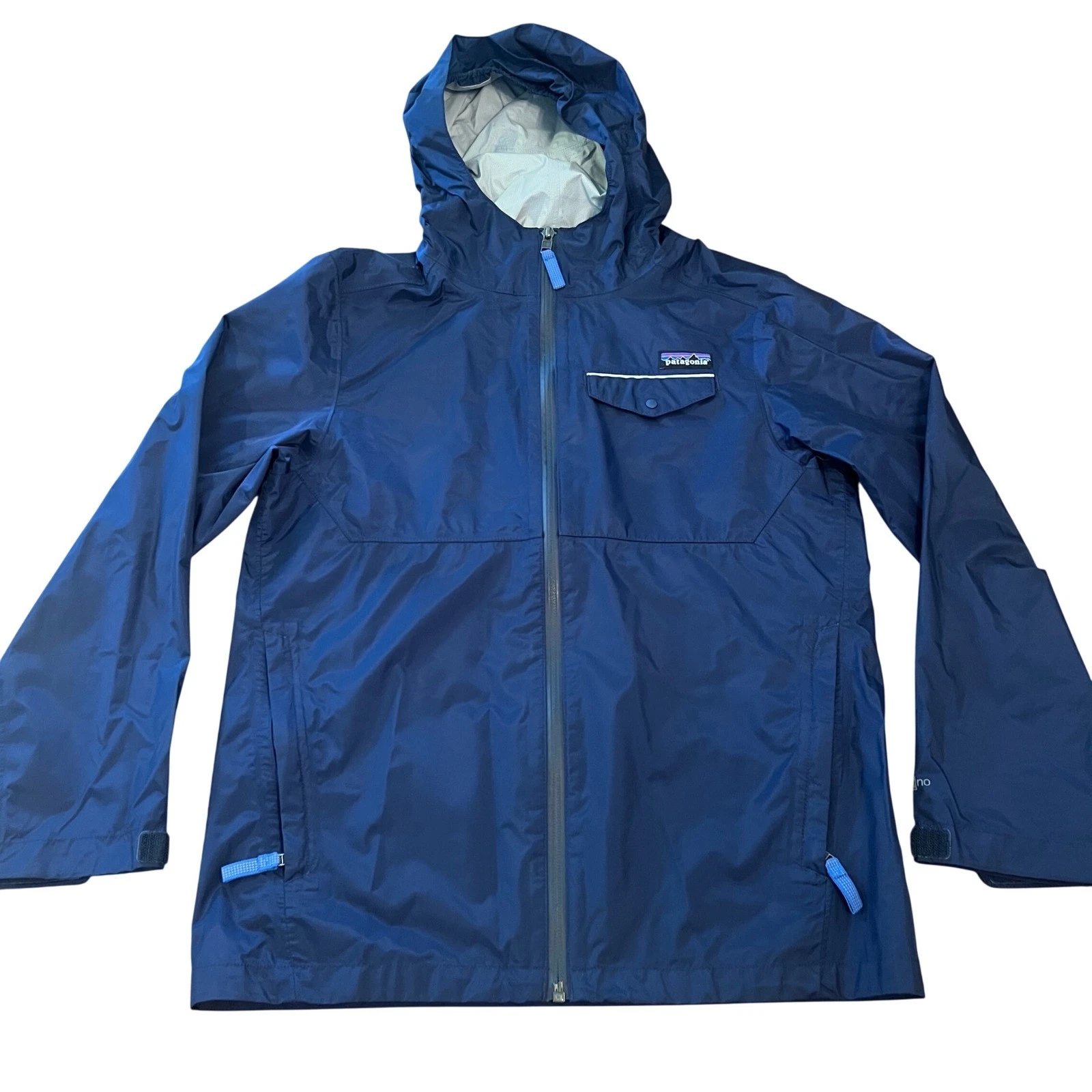 Patagonia Kids L H2No Torrentshell Navy Blue Hooded Rain Jacket Waterproof Shell
Opens in a new wind