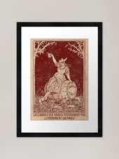 Patriarchat & m&auml;nnliche Tr&auml;nen - Feministisches gerahmtes Wandbild Poster Leinwanddruck Bild