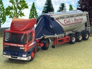 Corgi 75901 Leyland DAF 85 Powder Tanker Cyril Knowles Ltd 1:50 Scale Model
