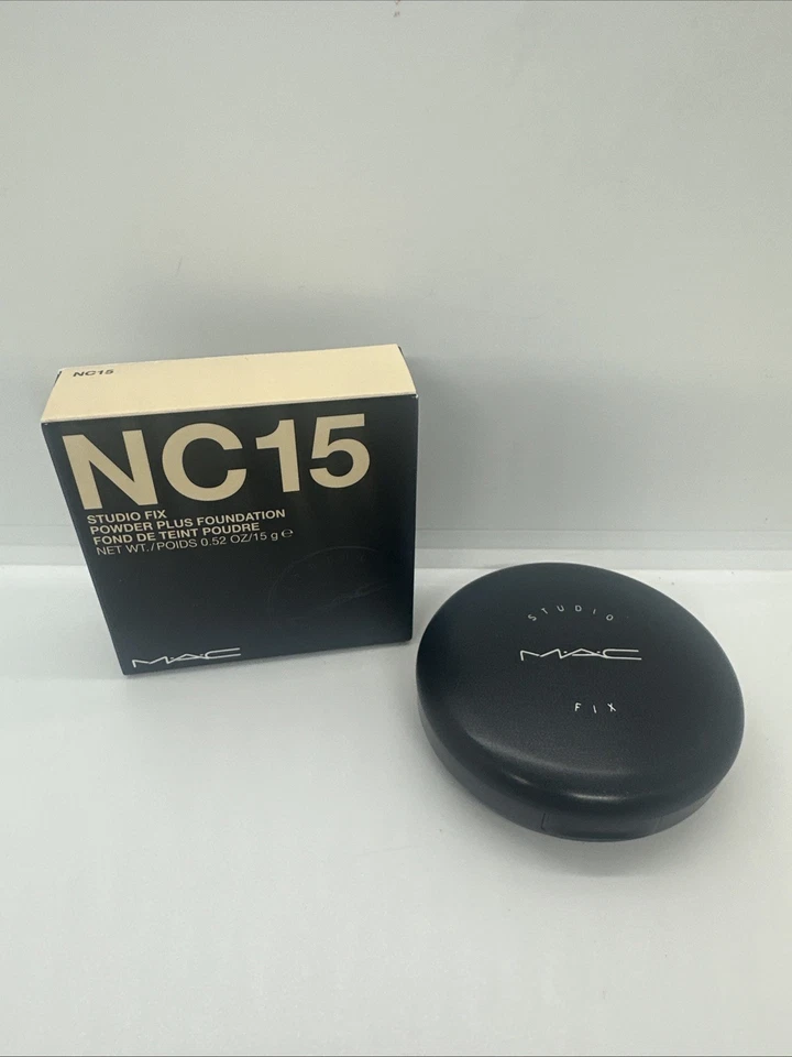 MAC Studio Fix Powder Plus Foundation NC15 Original Formula 0.52oz New - Image 2 of 2