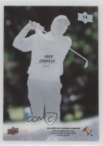2023 Goodwin Champions Upper Deck Clear Cut Exclusives Fred Couples #14 u0h - Picture 2 of 3