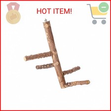 Bird Perch Nature Wood Stand for 3-4pcs Small Medium Parrots M 