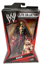 WWE EDGE SIGNED ELITE COLLECTION SERIES 8 TOY WITH JSA COA VERY RARE RATED R