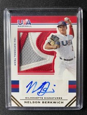 2017 Panini USA Stars & Stripes Nelson Berkwich Autographed Patch #11/25!!!