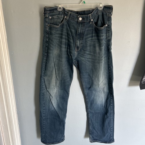 levi Strauss men's 505 regular fit straight jeans 38x32