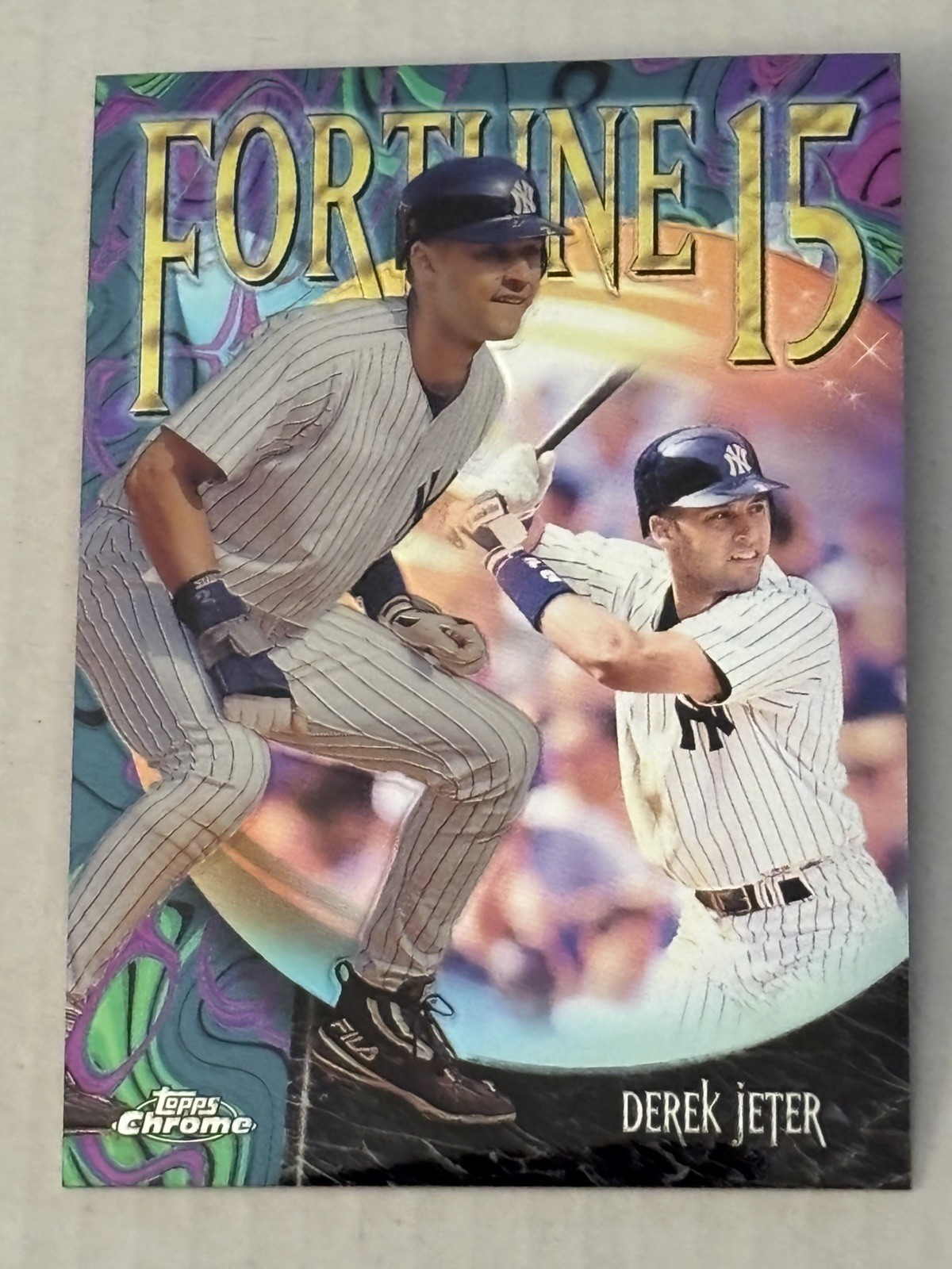 1999 Topps Chrome - Fortune 15 Derek Jeter #FF3