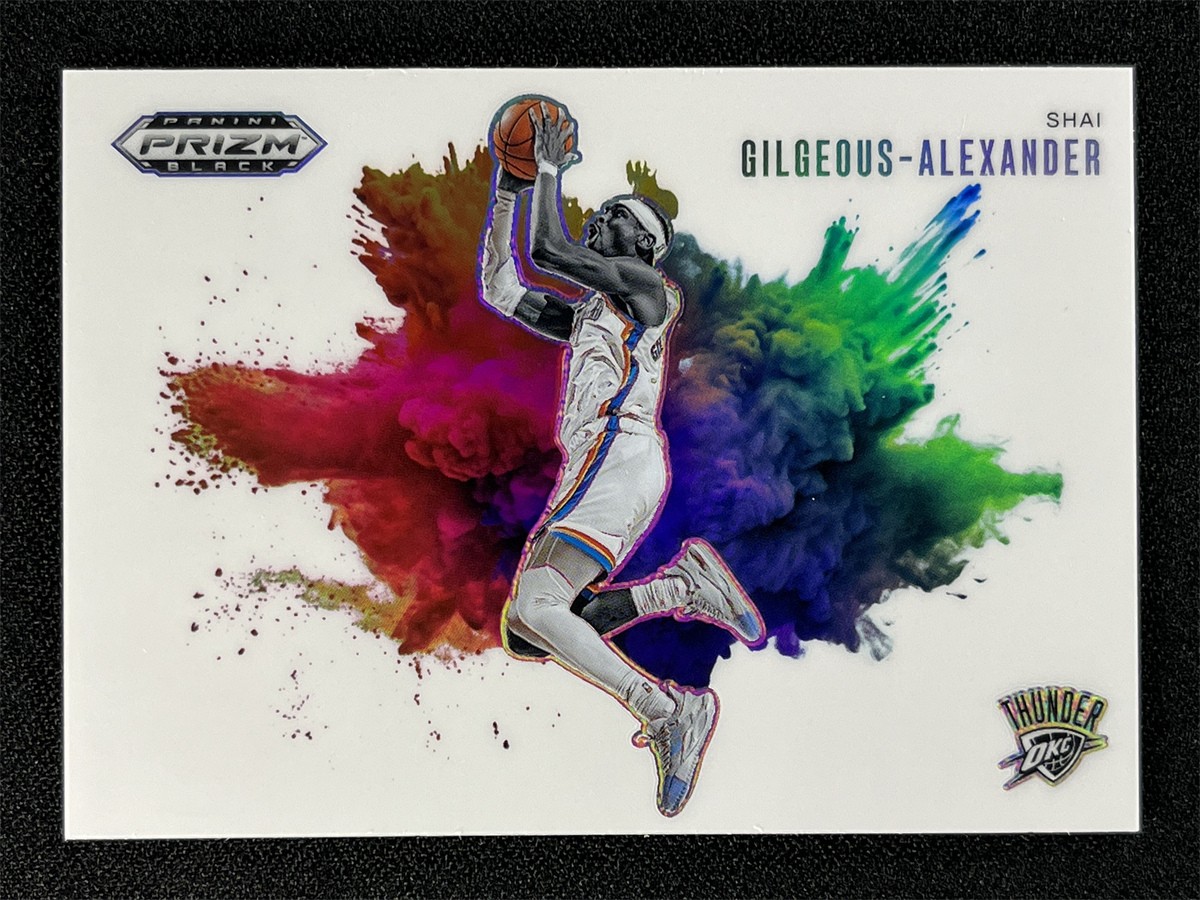 2024-25 Panini Prizm Black Shai Gilgeous-Alexander #2 Color Blast Case Hit SSP